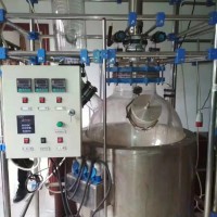 出售二手200L球型單層玻璃反應(yīng)釜、可加熱、可調(diào)速