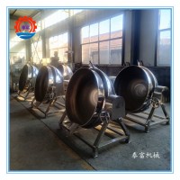 山東全自動(dòng)可傾式不銹鋼夾層鍋