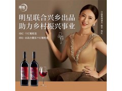 翁虹自創(chuàng)緋虹赤霞珠干紅葡萄酒