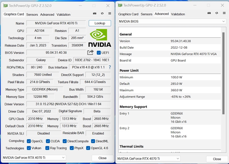 頻率沖上3100MHz,！影馳RTX 4070 Ti星曜OC評(píng)測(cè)：顏值最高的非公卡