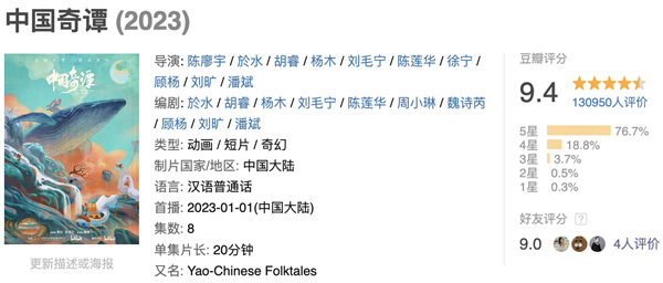 《中國奇譚》播放量破億 中國動畫本該有的樣子
