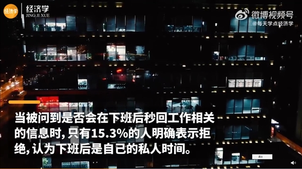女子下班回工作消息獲賠加班費(fèi)引熱議,！調(diào)查稱僅1成多人拒絕下班秒回工作